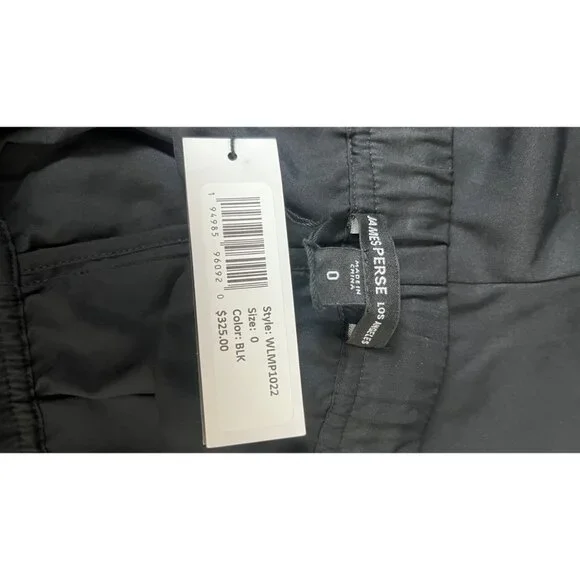 JAMES PERSE WIDE LEG DRAWSTRING PANTS 0 SMALL 2 - Picture 8 of 9